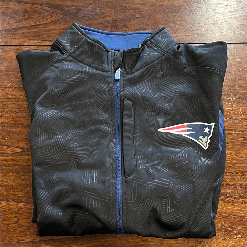 Patriots Black w/ Blue Accent Jacket